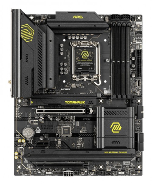 Tarjeta Madre MSI MAG B860 TOMAHAWK WIFI, LGA 1851, 4 DDR5-SDRAM, ATX, Wifi, 256GB