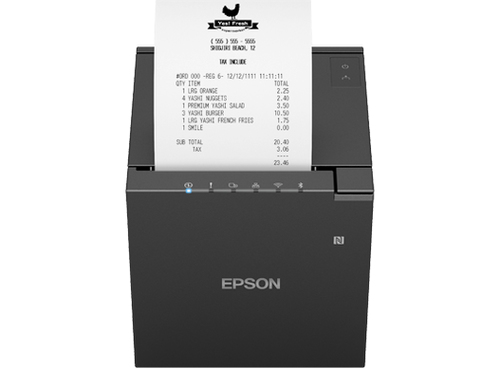 Miniatura 2 de Impresora de recibos Epson TM-M30III Termico, Impresora de TPV, Alambrico, USB, IPHONE/ANDROID,  Negro