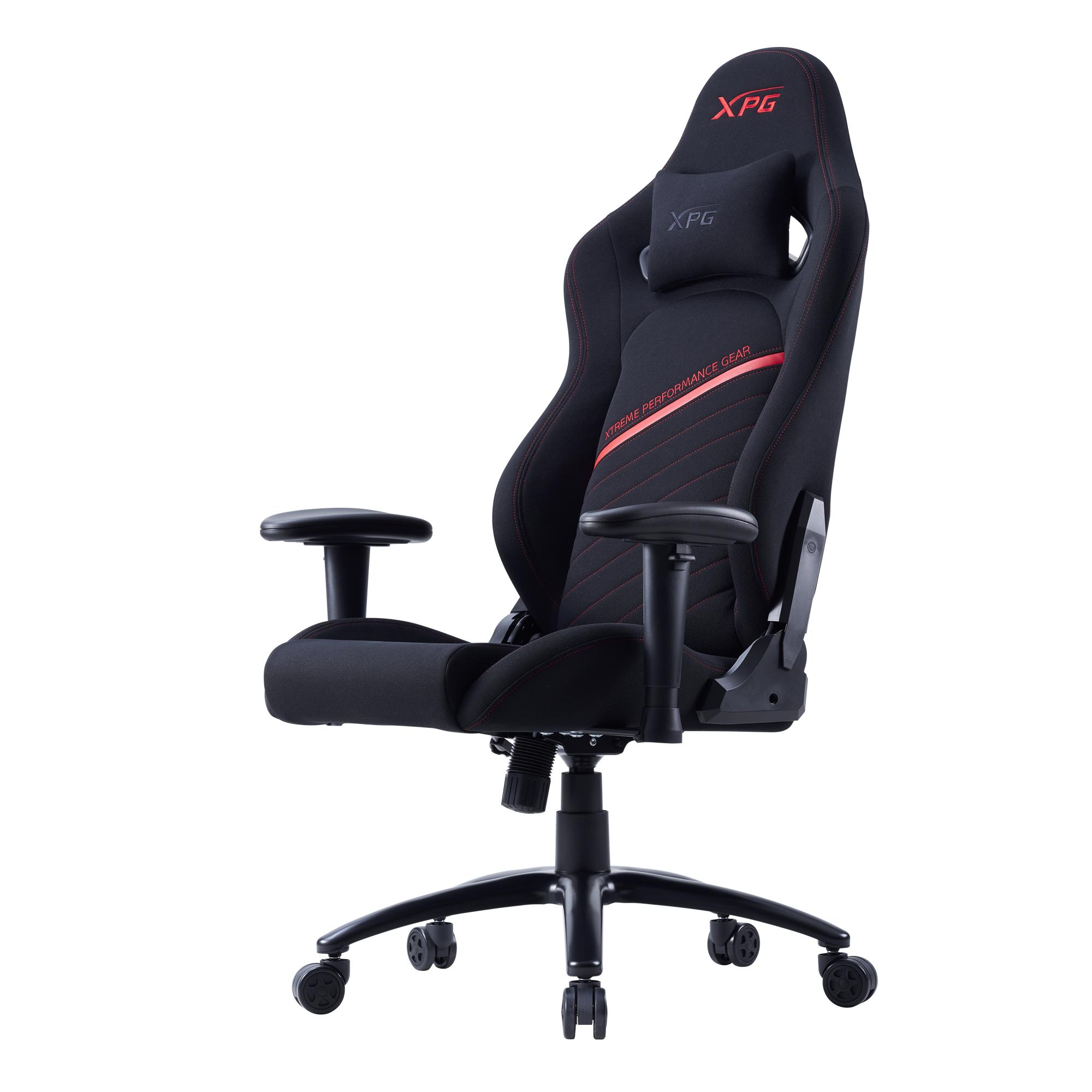 Miniatura 3 de Silla Gamer XPG Nexus, Tela Antimanchas, Reclinable 155°, Repelente al Agua, Soporte Lumbar Integrado, Piston de gas C4, Soporta 125 kg, Negro/Rojo