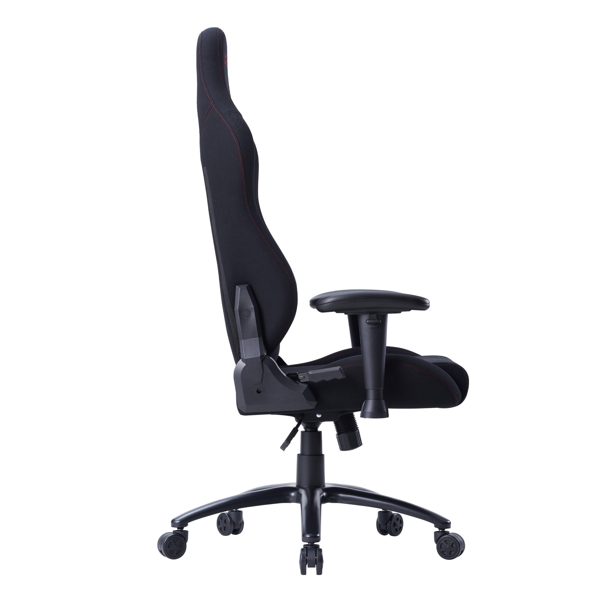 Miniatura 5 de Silla Gamer XPG Nexus, Tela Antimanchas, Reclinable 155°, Repelente al Agua, Soporte Lumbar Integrado, Piston de gas C4, Soporta 125 kg, Negro/Rojo