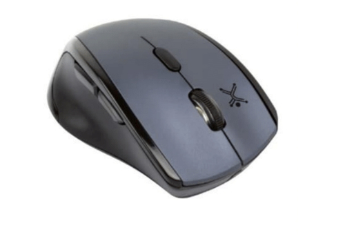 Mouse Perfect Choice Pc-045021 óptico, 3 Botones, 1600 Dpi, Interfaz Rf Inalámbrico, 10 M, Batería Aaa, Color Negro