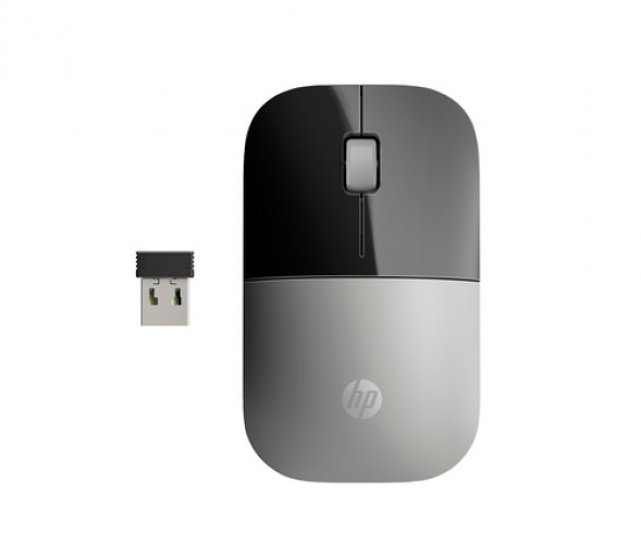Mouse HP Mouse Inalámbrico Z3700 (Plata natural), Plata