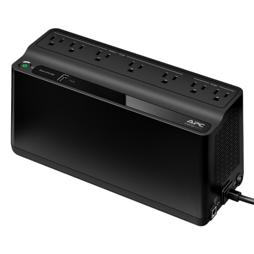 No Break APC BE600M1-LM 0.6 kVA / 330 W, Entrada 139 V, 7 salidas AC, Negro