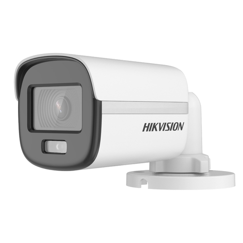 Cámara IP Hikvision DS-2CE10DF0T-F 2 MP, Bala (forma), Interior y exterior, Blanco