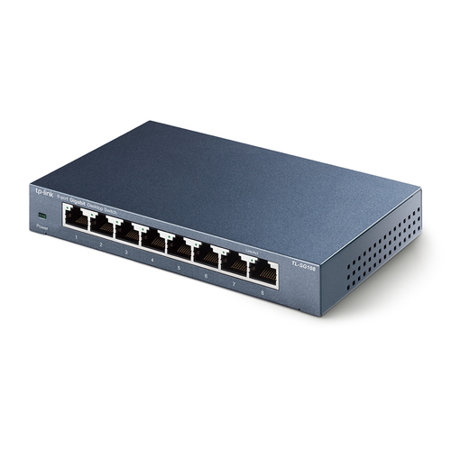 Miniatura 5 de Switch TP-Link TL-SG108 No administrado, L2, RJ-45 8, Gigabit Ethernet (10/100/1000), Negro
