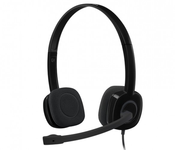 Audífonos Logitech 981-000587 Diadema, Alámbrico, 3.5 mm, Negro