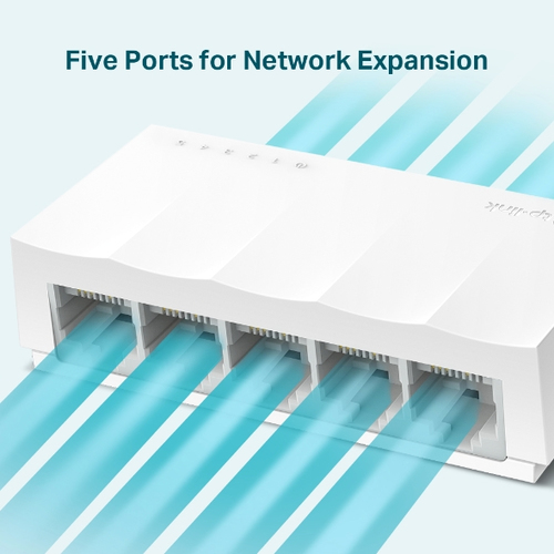 Miniatura 3 de Switch TP-Link LS1005 No administrado, RJ-45 5, Fast Ethernet (10/100), Blanco
