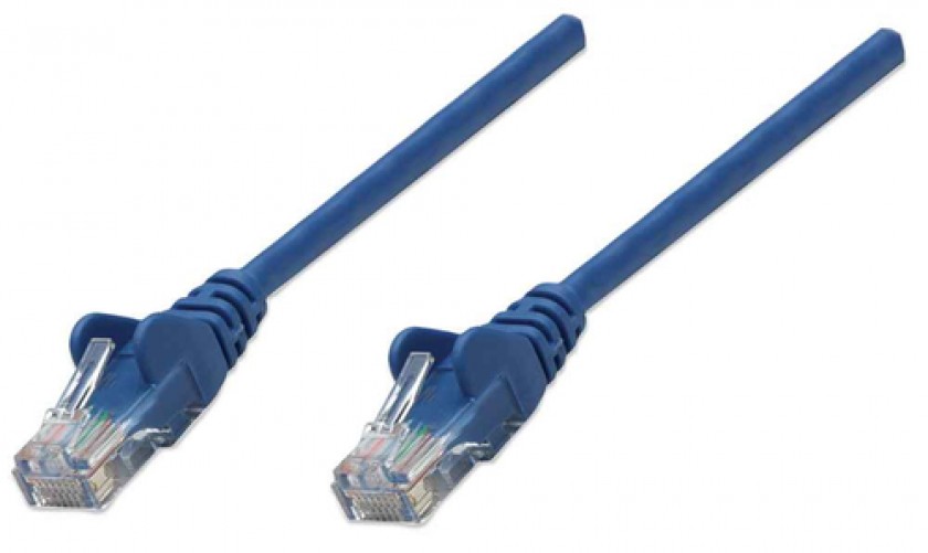 Patchcord Intellinet Cable de red, Cat6, UTP Cat6, 3 m, U/UTP (UTP), Azul