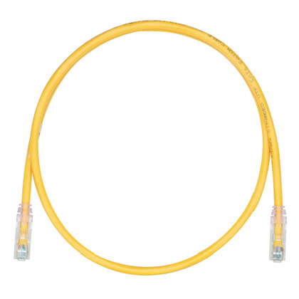 Patchcord Panduit UTP6AX5YL Cat6a, 1.5 m, U/UTP (UTP), Amarillo