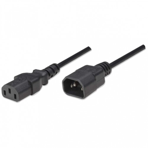 Cables de poder Manhattan Cable de alimentación Hembra, Macho 250 V, 1.8 m, Negro