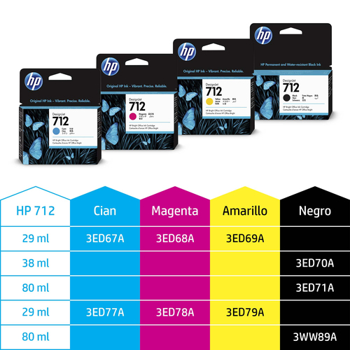 Miniatura 4 de Cabezal de Impresion HP Inyección de tinta térmica, Negro