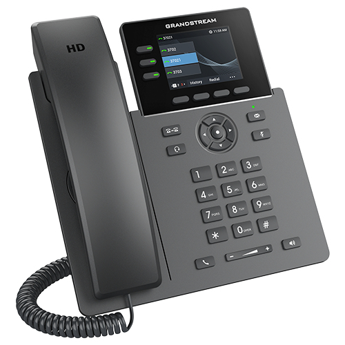 Miniatura 3 de Teléfono Ip Grandstream Networks GRP2611G Terminal con conexión por cable, PoE, 3 líneas, Negro