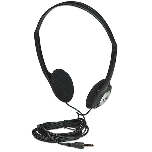 Audífonos Manhattan Audífonos Estéreo Diadema, Alámbrico, 3.5 mm, Negro