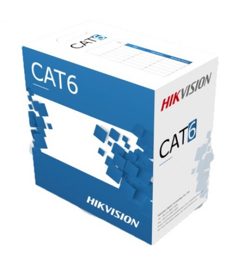 Bobina Hikvision DS-1LN6-UE-W Cat6, 305 m, U/UTP (UTP), Blanco