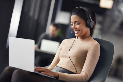 Miniatura 3 de Audífonos Jabra Evolve2 40 SE Diadema, Alámbrico, USB, Negro