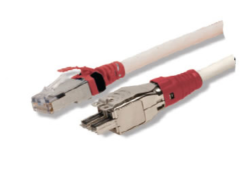 Bobina Siemon Cat6a 1m Cat6a, 1 m, Blanco