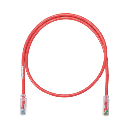 Patchcord Panduit NK6PC3RDY Cat6, 0.9 m, U/UTP (UTP), Rojo
