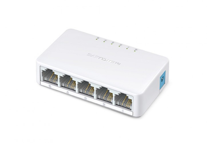 Switch Mercusys MS105 No administrado, RJ-45 5, Fast Ethernet (10/100), Blanco