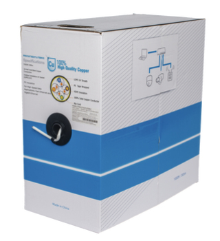 Miniatura 3 de Bobina LinkedPRO PRO-CAT5-EXT-LITEW-V2 Cat5e, 305 m, U/UTP (UTP), Blanco