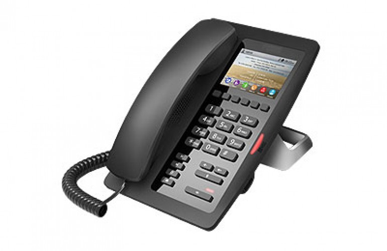 Teléfono Ip Fanvil H5 Terminal con conexión por cable, Negro