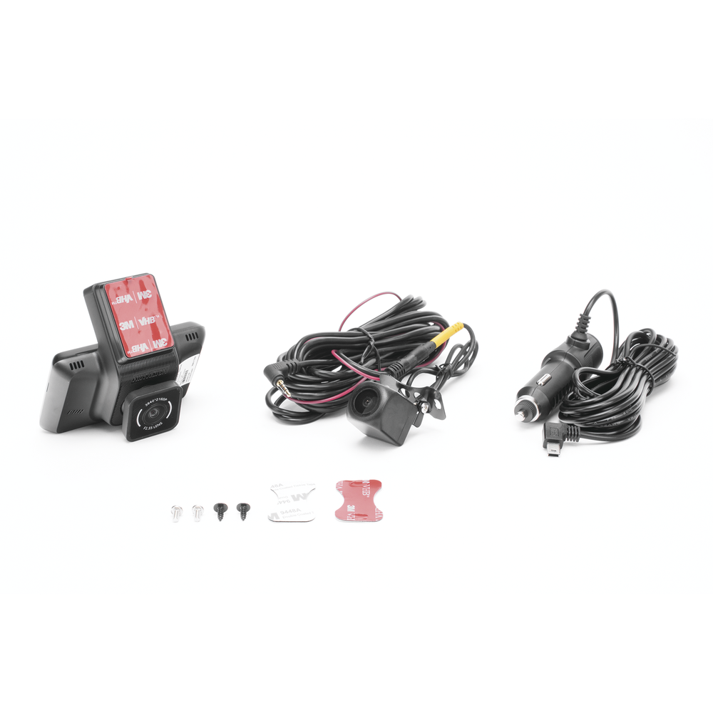 Miniatura 2 de Ca?mara de Tablero / Ca?mara Frontal de 4 Megapixel (2K) y Trasera de 2 Megapixel (1080p) / Entrada de alarma para cambio a ca?mara de reversa / H.265 /  Pantalla Ta?ctil 3" / WiFi / G-Sensor / Micra?fono y Bocina Integr