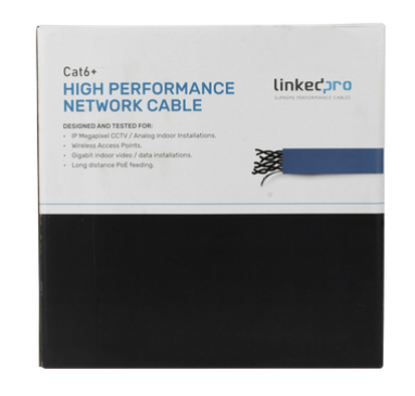 Miniatura 2 de Bobina LinkedPRO PRO-CAT6-S Cat6+, 305 m, F/UTP (FTP), Azul