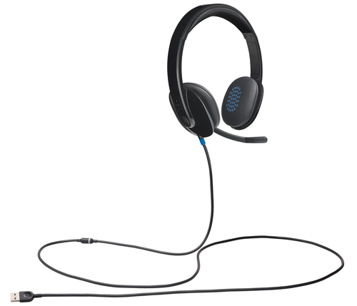 Miniatura 3 de Audífonos Logitech 981-000510 Diadema, Alámbrico, USB, Negro
