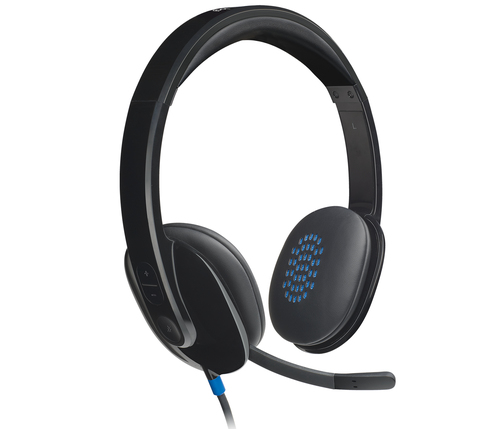 Miniatura 2 de Audífonos Logitech 981-000510 Diadema, Alámbrico, USB, Negro