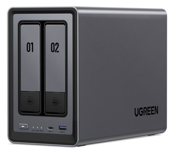 NAS Ugreen NASync DXP2800 N100, bahías 2