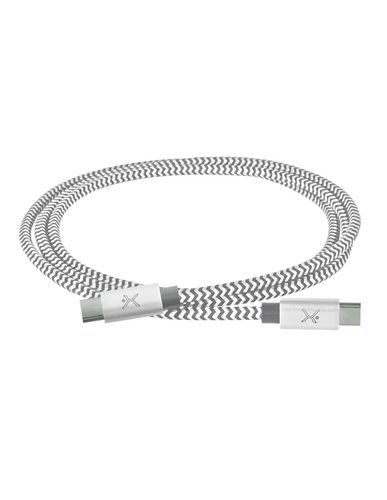 Miniatura 3 de Cable USB Perfect Choice PC-101697 USB C a USB C, Blanco, Gris