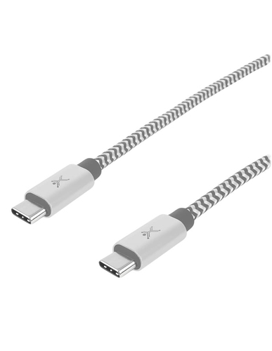 Miniatura 4 de Cable USB Perfect Choice PC-101697 USB C a USB C, Blanco, Gris