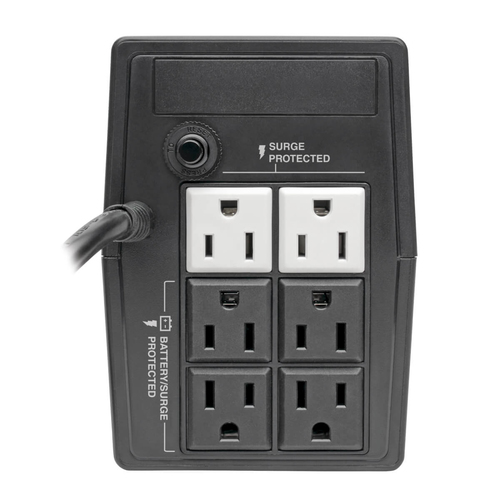 Miniatura 2 de No Break Tripp Lite 0.65 kVA / 360 W, 316 J, Entrada 120 V, 6 salidas AC, Negro