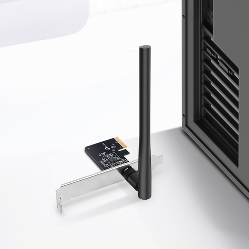 Miniatura 2 de Tarjeta de red inalambrica TP-Link Archer T2E PCI Express, Wi-Fi 5 (802.11ac), Negro, Plata