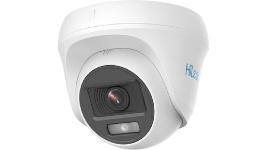 Cámara Vigilancia HiLook THC-T129-P 2 MP, Torreta, Interior, Negro, Blanco