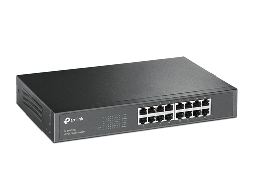 Miniatura 4 de Switch TP-Link TL-SG1016D No administrado, L2, RJ-45 16, Gigabit Ethernet (10/100/1000), Negro