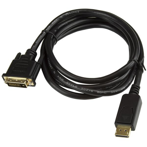 Miniatura 2 de Adaptador vídeo StarTech.com DisplayPort a DVI-D, 1.8 m, Negro