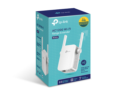 Miniatura 3 de Extensor de red TP-Link RE305 867 Mbit/s, 2Ant, 1RJ-45, Blanco