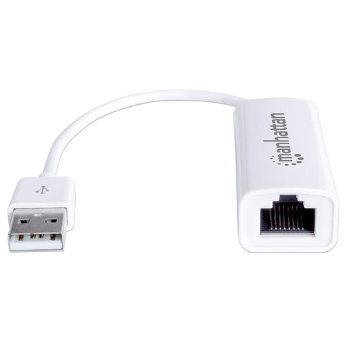 Miniatura 4 de Tarjetas de red Manhattan USB, RJ-45 1, 100 Mbit/s, Alámbrico, Blanco