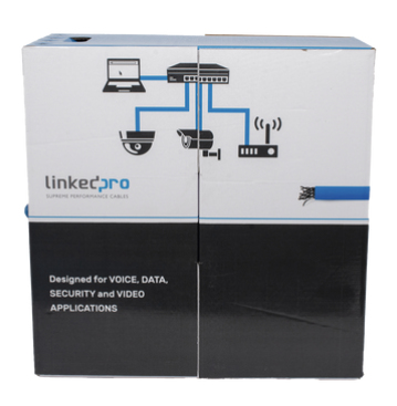 Miniatura 2 de Bobina LinkedPRO PRO-CAT-6-PLUS-V2 Cat6+, 305 m, Azul