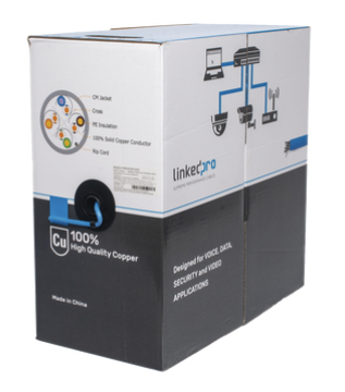 Miniatura 3 de Bobina LinkedPRO PRO-CAT-6-PLUS-V2 Cat6+, 305 m, Azul