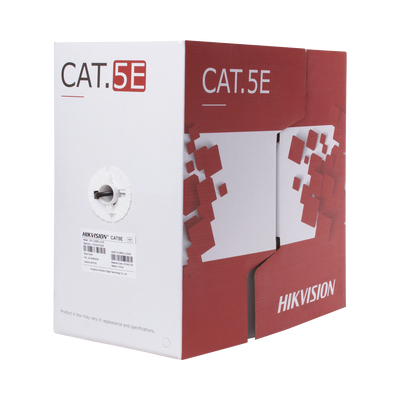 Bobina Hikvision DS-1LN5EO-UU/E Cat5e, 305 m, U/UTP (UTP), Negro
