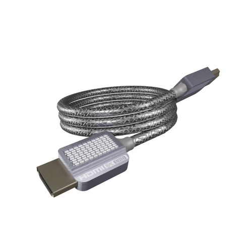 Miniatura 2 de Cable Hdmi Epcom HDMI2.1-3M 3 m, 48 Gbit/s, 1600p, 1600i, 480i, 1080p, 480p, 720p, Gris