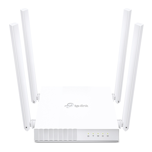 Ruteador Inalámbrico TP-Link ARCHER C24 4 ant., Wi-Fi 5 (802.11ac), 5 RJ-45, 433 Mbit/s, Blanco