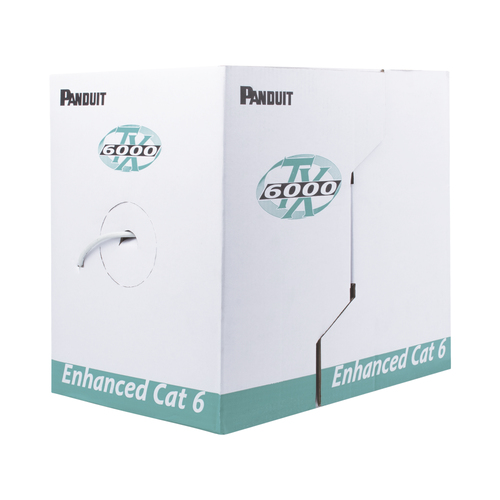 Bobina Panduit TX6000 Cat6, 305 m, U/UTP (UTP), Blanco