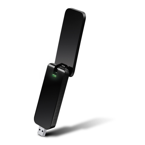 Tarjeta de red inalambrica TP-Link Archer T4U USB, Wi-Fi 5 (802.11ac), Negro