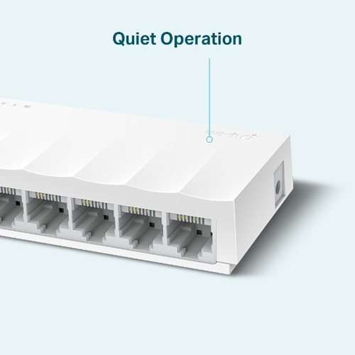 Miniatura 3 de Switch TP-Link LS1008 No administrado, RJ-45 8, Fast Ethernet (10/100), Blanco