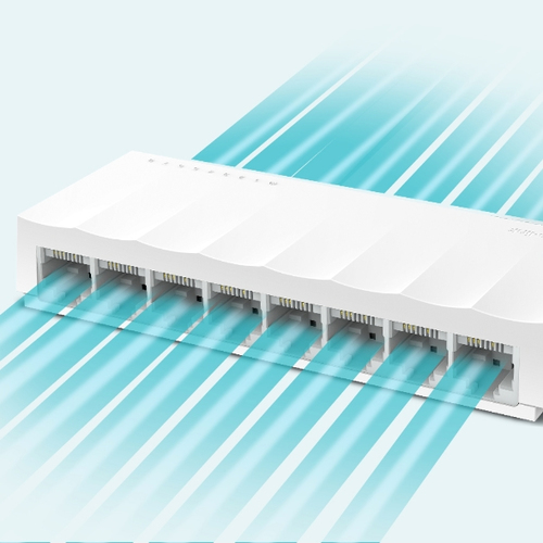 Miniatura 5 de Switch TP-Link LS1008 No administrado, RJ-45 8, Fast Ethernet (10/100), Blanco