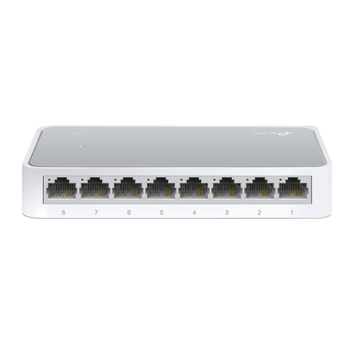 Switch TP-Link TL-SF1008D No administrado, RJ-45 8, Fast Ethernet (10/100), Blanco