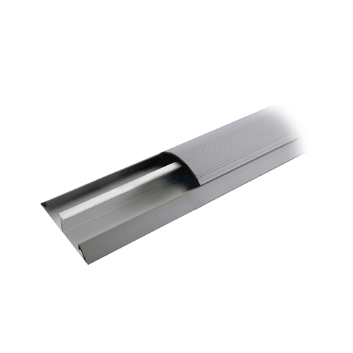 Ducto de media caa±a de aluminio, tramo de 2.5m de largo (8801-80300)