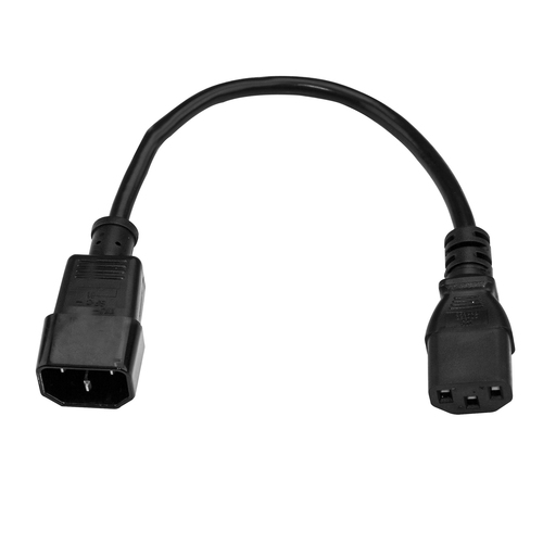 Miniatura 2 de Cables de poder StarTech.com Hembra, Macho 1.83 m, Negro
